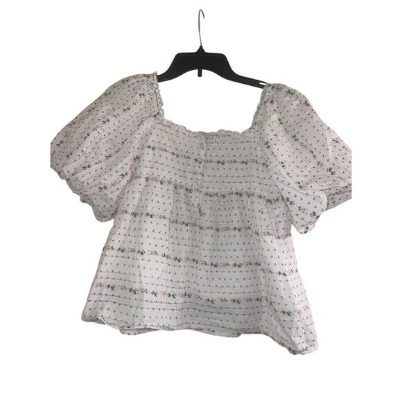 ✨Janie and Jack Girl's Dobby Sz 14 Top✨ - Picture 4 of 7